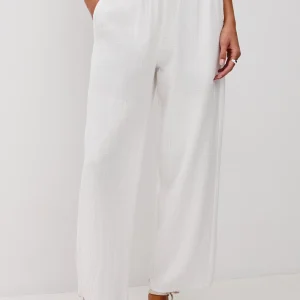 LEON CROP PANT - WHITE