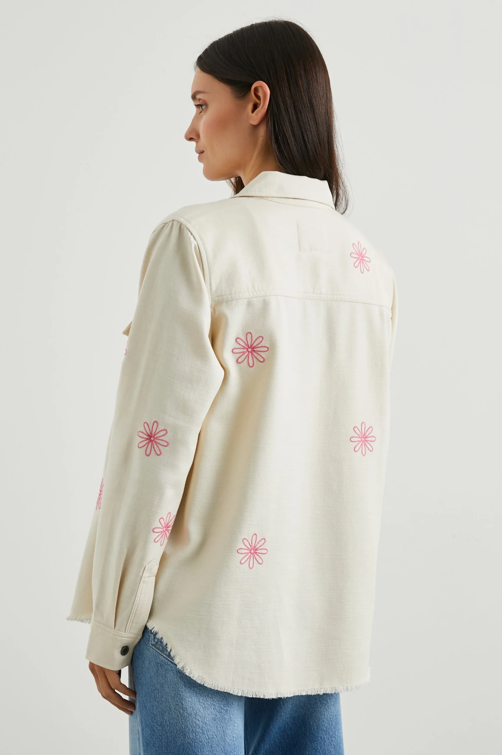 LOREN SHIRT JACKET - ECRU – Image 6