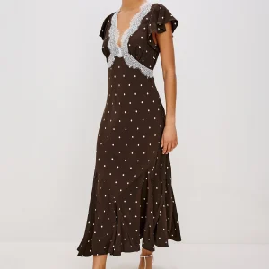 MATTIA DRESS - COCOA POLKA DOTS