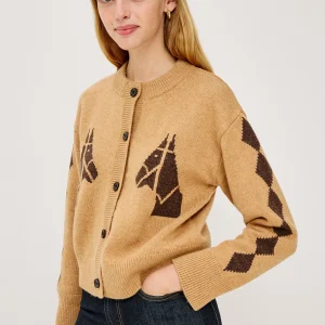 MAVIE CARDIGAN- CAMEL STABLES