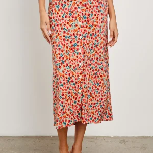 ROSETTA SKIRT - RED POSY