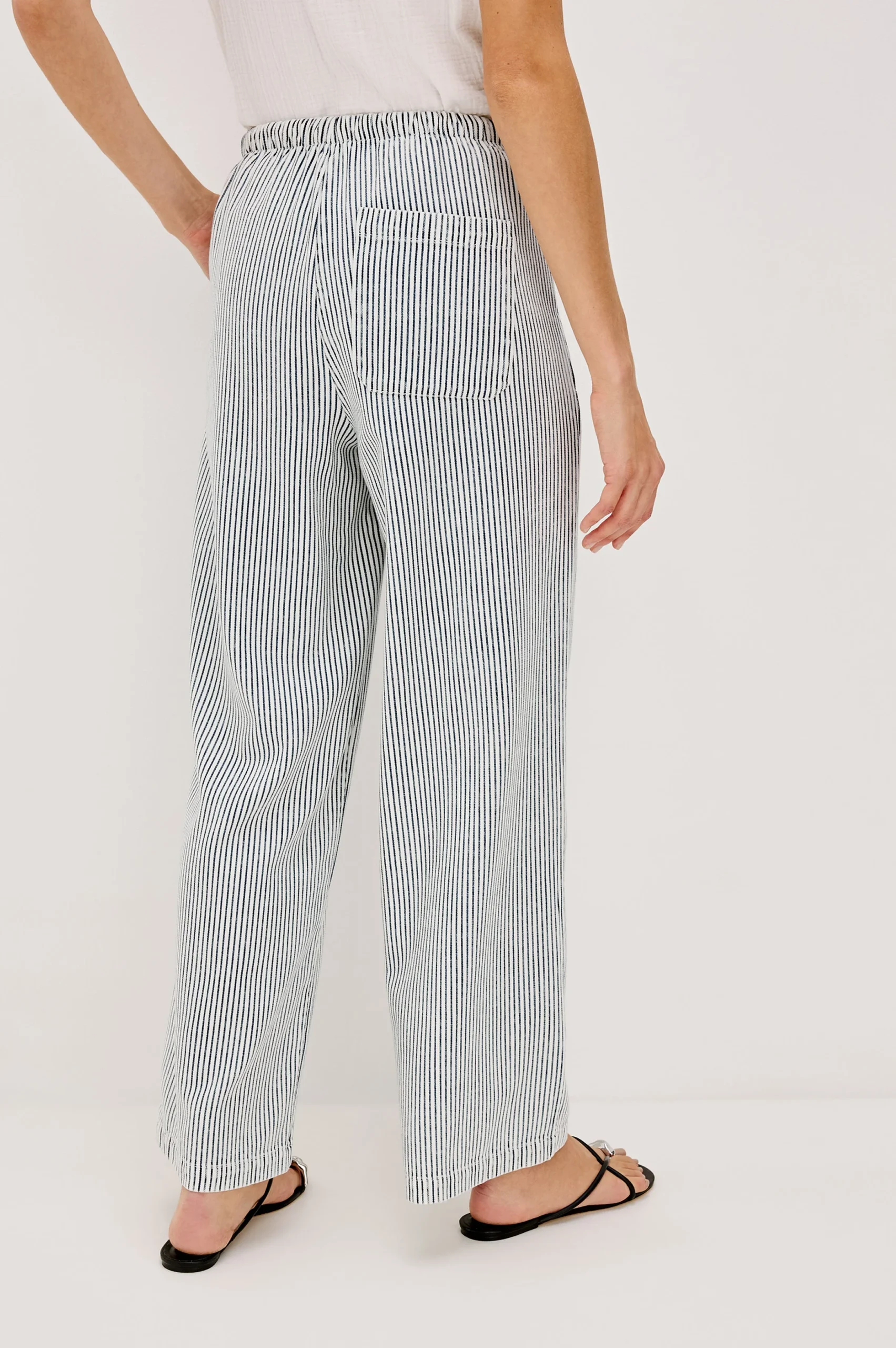 SANDERSON PANT - INDIGO RAILROAD STRIPE – Image 6