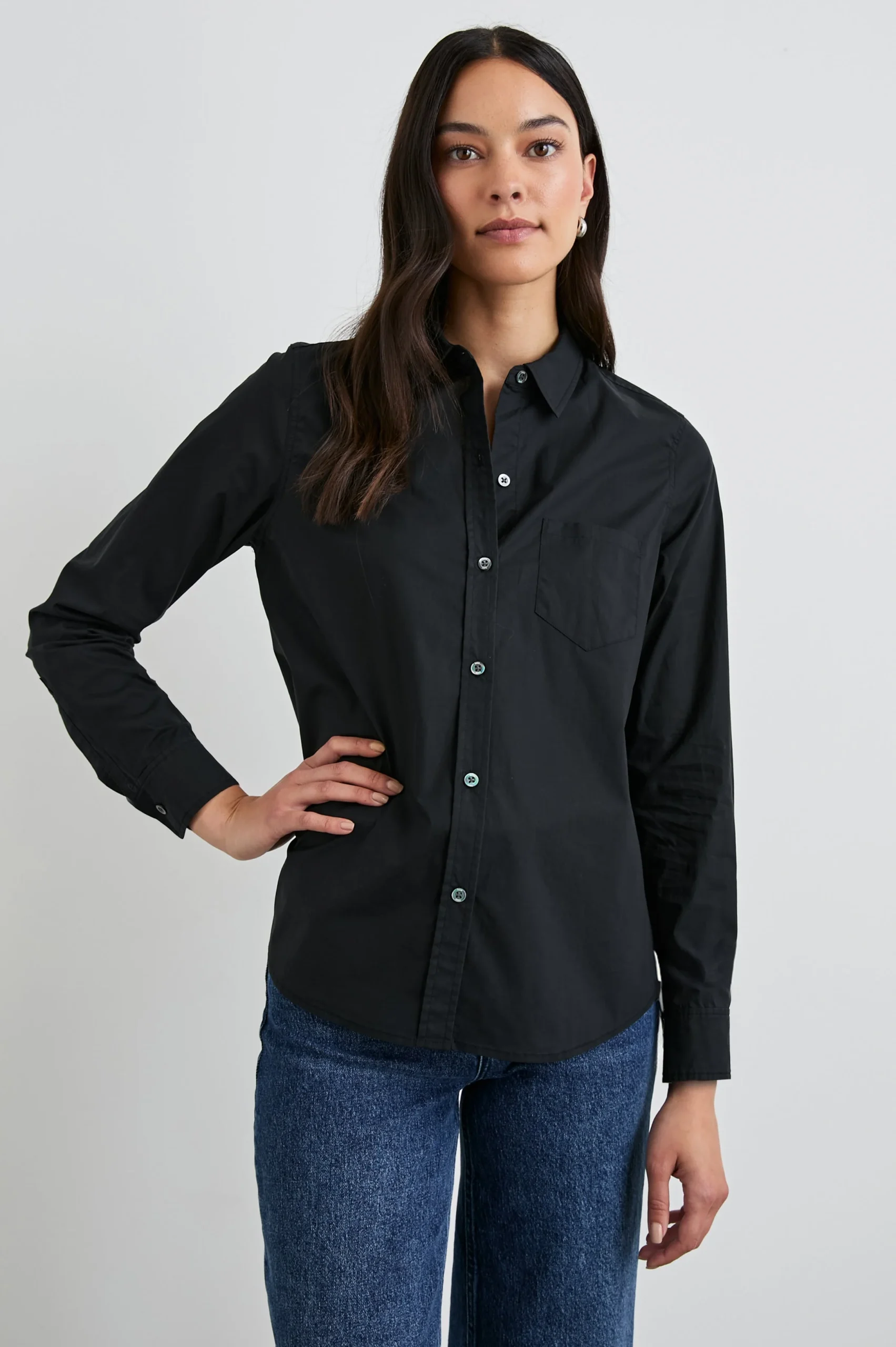 STINA SHIRT - BLACK – Image 5