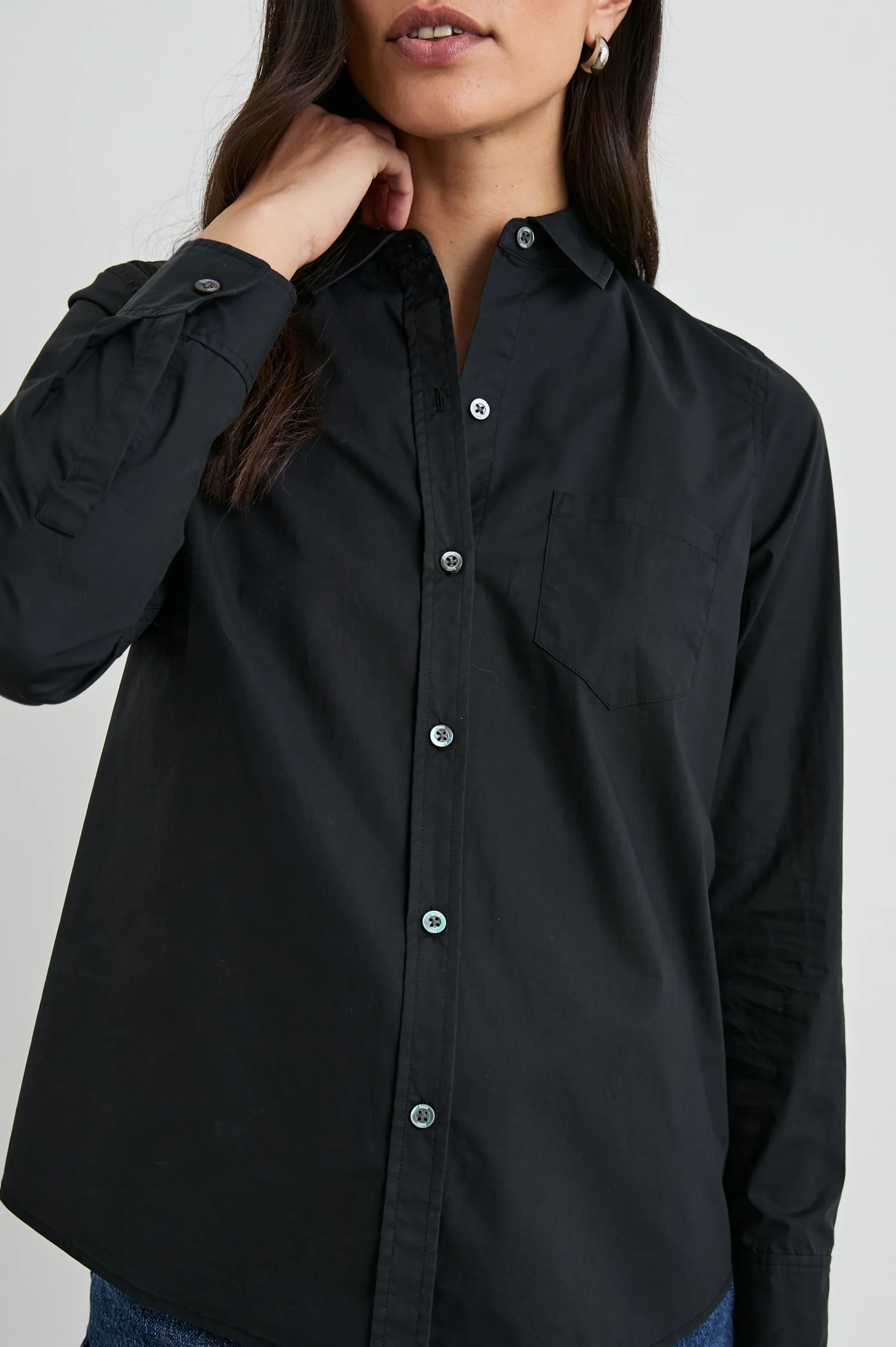 STINA SHIRT - BLACK – Image 3