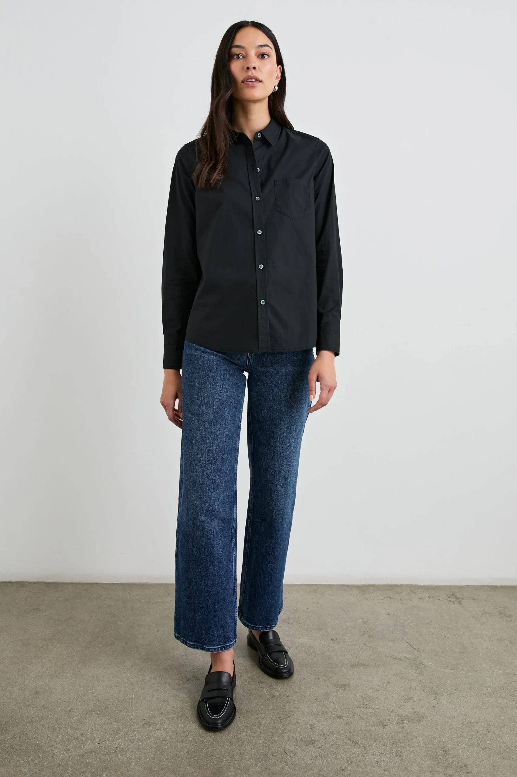 STINA SHIRT - BLACK – Image 6