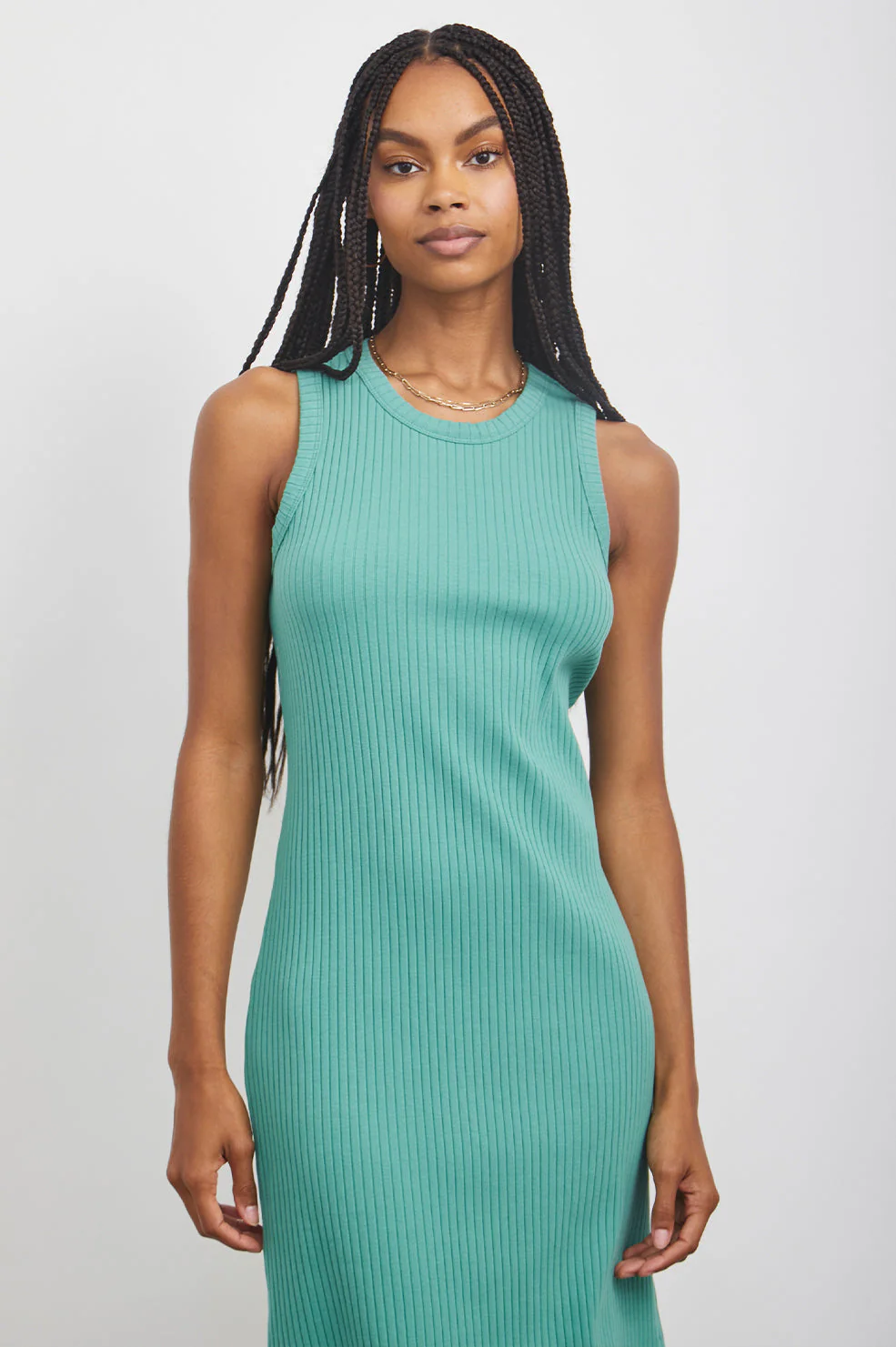 THE TANK DRESS - LAGOON – Image 4
