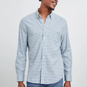 VANCE SHIRT - STELLAR NAVY CHECK