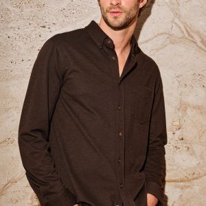 VINCENT SHIRT - ESPRESSO