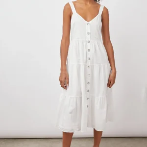 VIOLET DRESS - WHITE