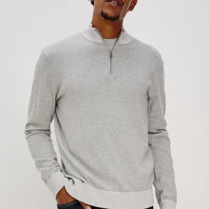 WAYLON SWEATER - GREY HEATHER