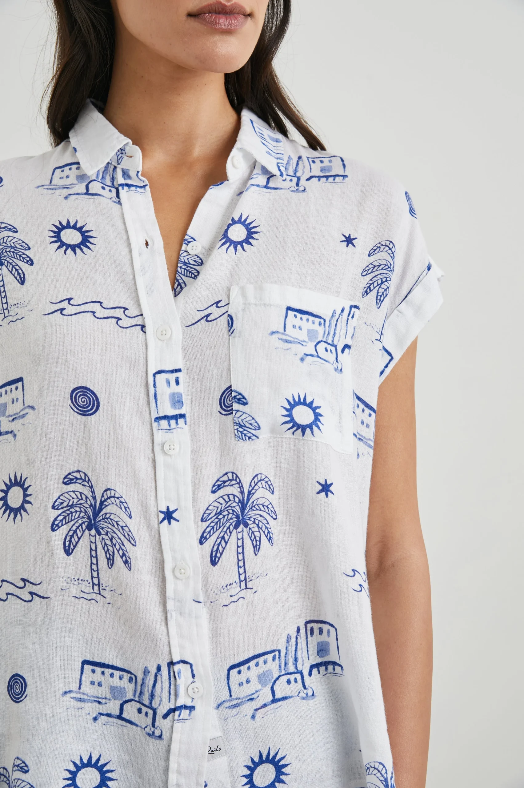 WHITNEY SHIRT - MYKONOS – Image 3