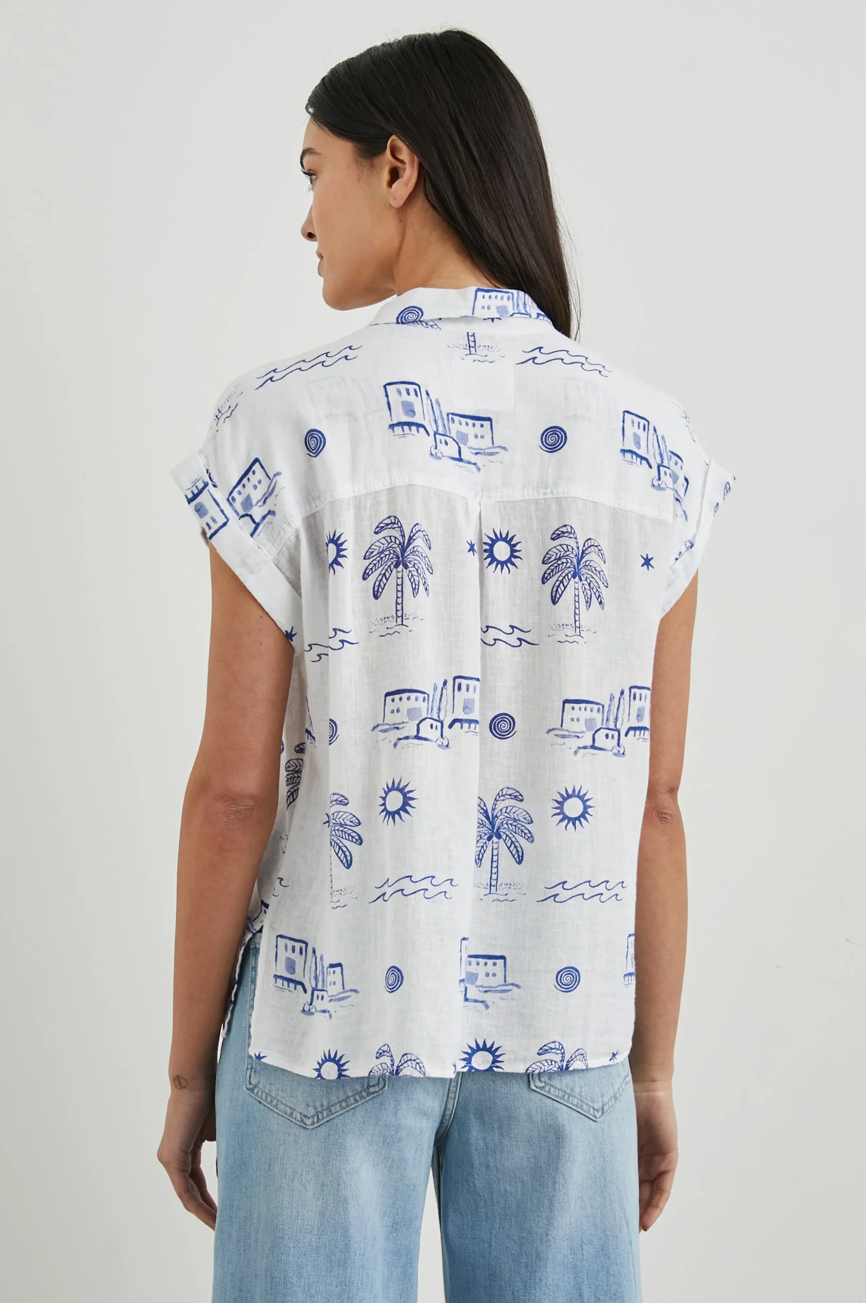 WHITNEY SHIRT - MYKONOS – Image 6
