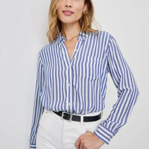 WREN SHIRT - BLUE WHITE