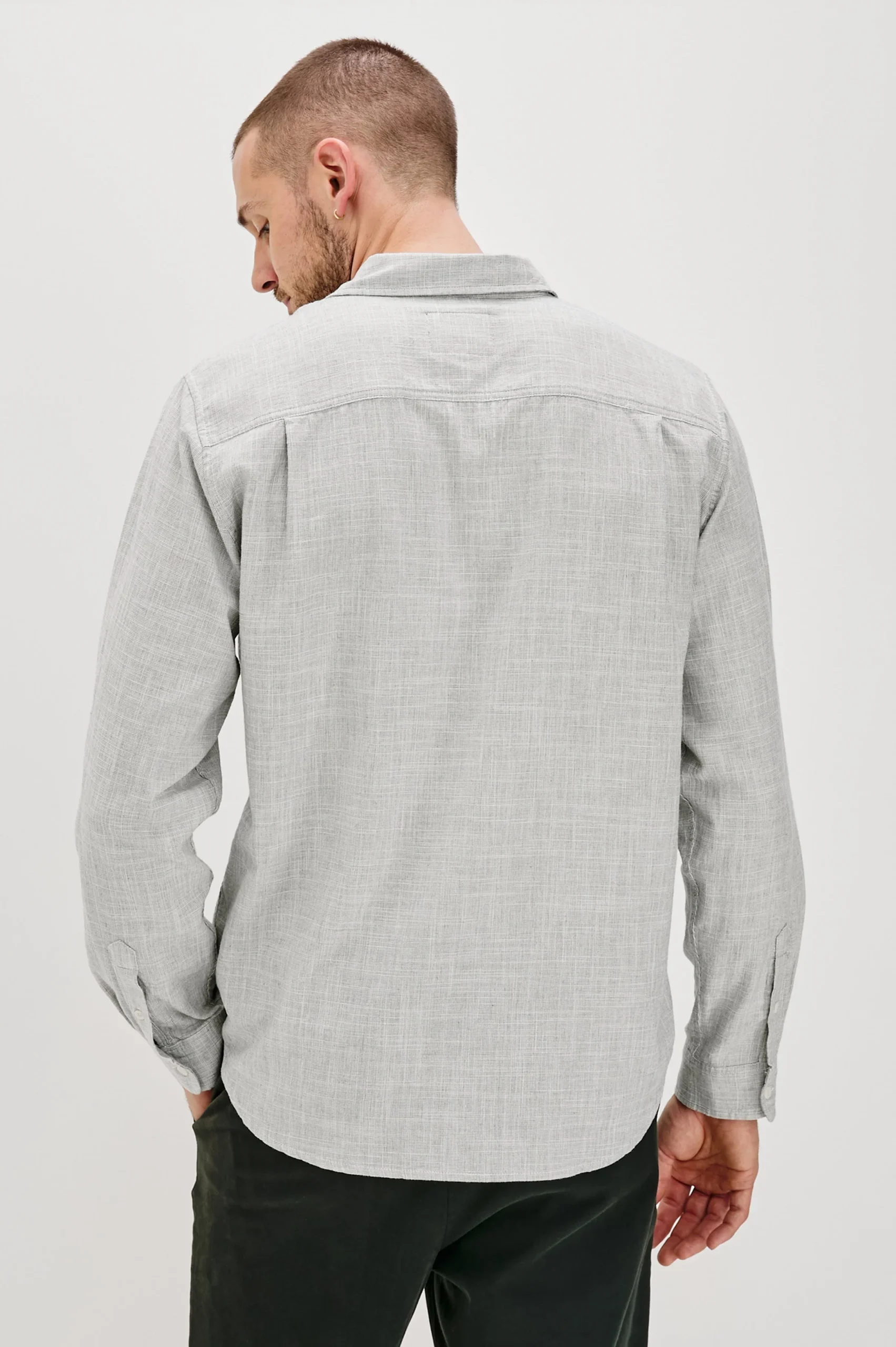 WYATT SHIRT - PLATINUM ETCH – Image 6