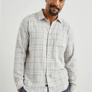 WYATT SHIRT - TAPIR AGAVE MELANGE