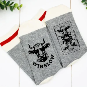 Bas de laine avec imprimé Winslow - Veau de ville/campagne