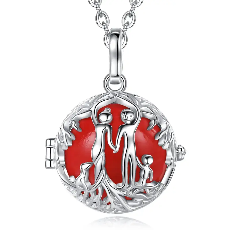 Bola de Grossesse Arbre de Vie Argent – Image 6