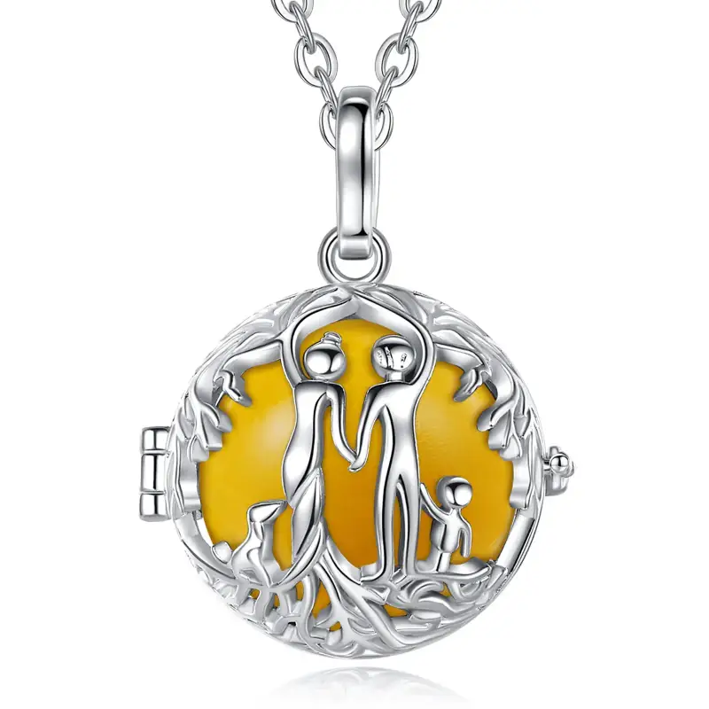 Bola de Grossesse Arbre de Vie Argent – Image 5