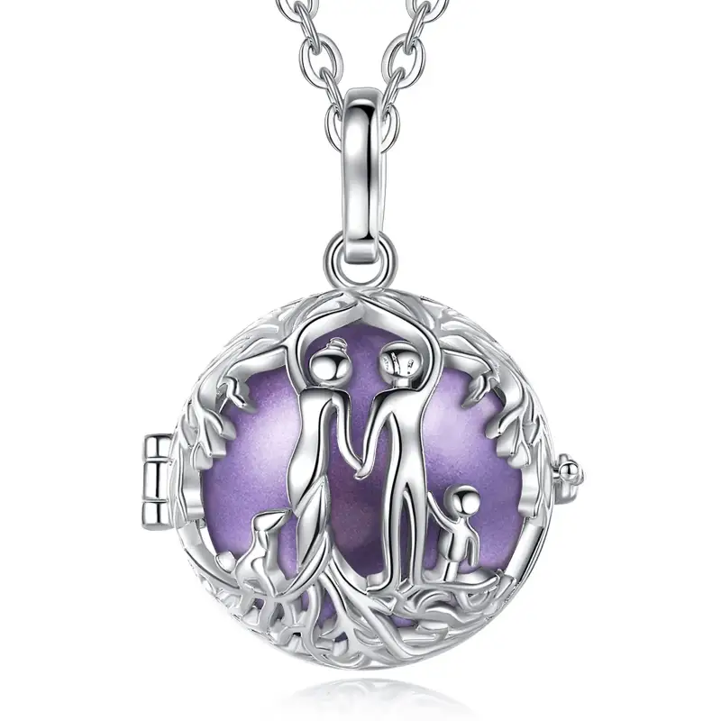 Bola de Grossesse Arbre de Vie Argent – Image 9