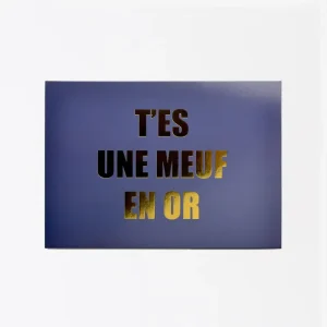 Carte Meuf En Or