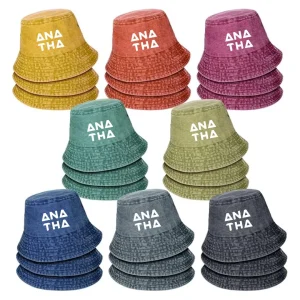 Chapeau d'été à effet denim (couleurs variées) | ANATHA