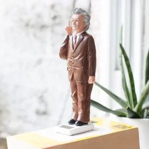 Figurine Solaire Einstein