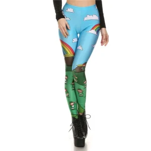 Legging Cartoon Rainbow
