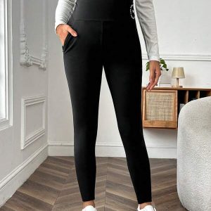 Legging Grossesse Polaire - Taille Haute