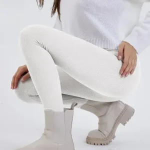 Legging Thermique Blanc