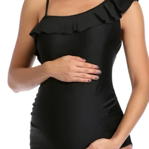 Maillot de Bain Grossesse Noir