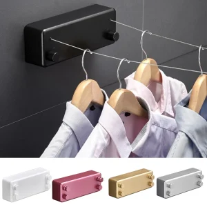 Corde à linge rétractable