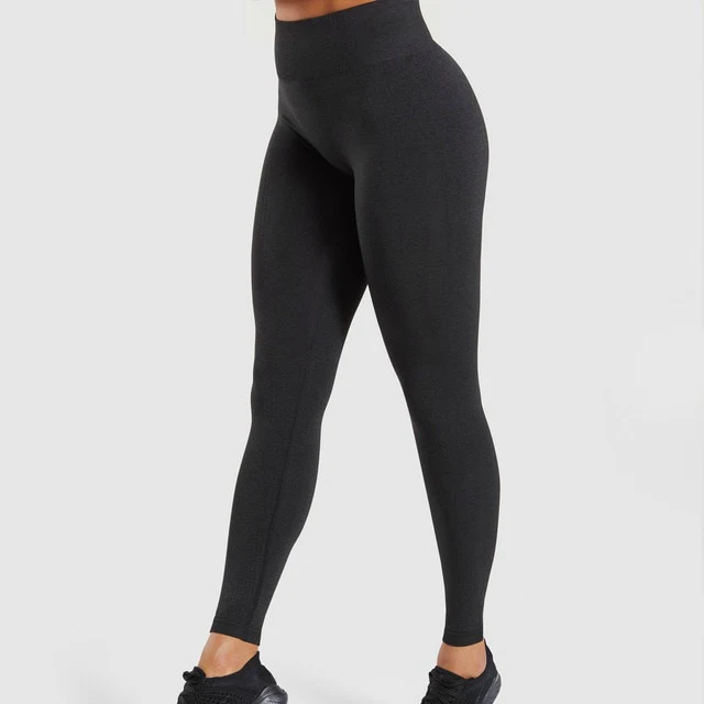 Pantalon de fitness Legging sans couture taille haute Push Up – Image 3