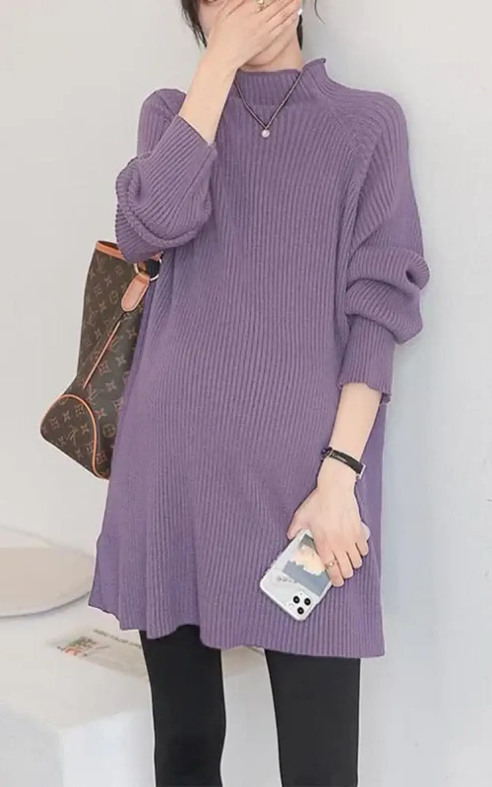 Pull Col Roulé Femme Enceinte – Image 6