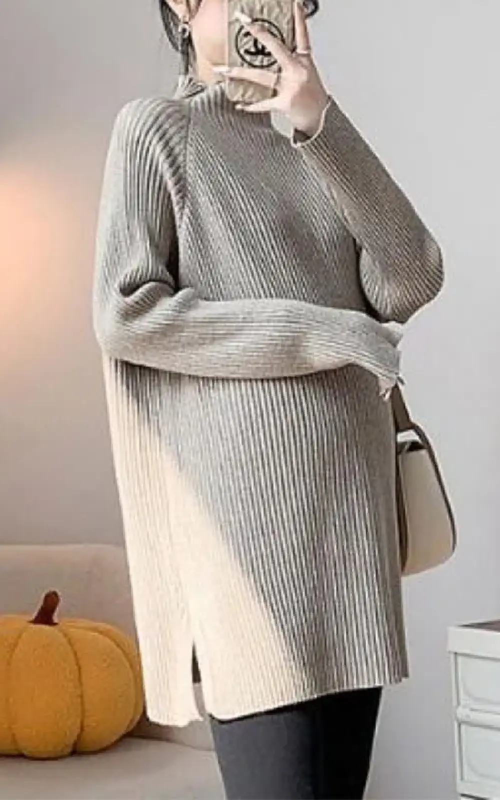 Pull Col Roulé Femme Enceinte – Image 7