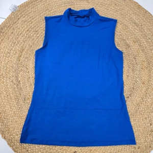 Camisole à col haut Rosalia - Bleu royal