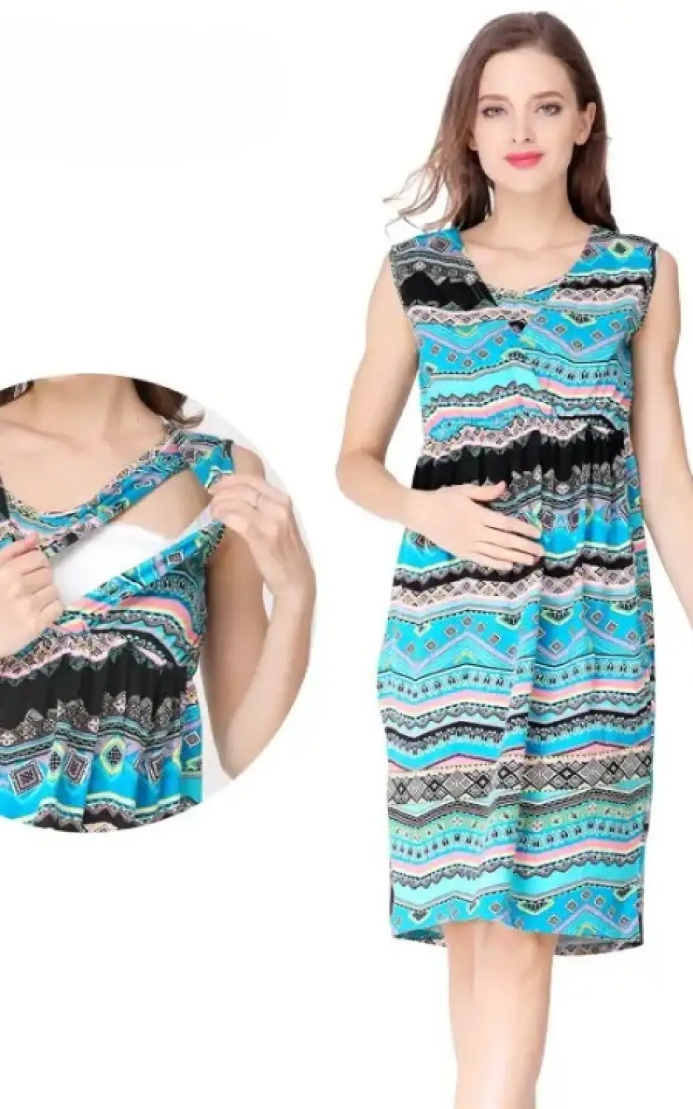 Robe D’Allaitement Imprimé – Image 3