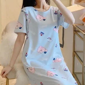 Robe Pyjama Allaitement Cartoon