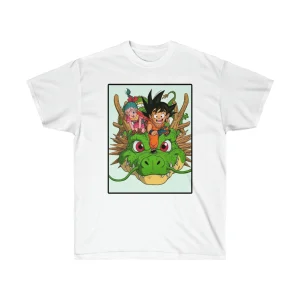 T-Shirt Dragon Ball - Dragon Shenron Goku Bulma