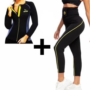 Veste + Pantalon Legging Minceur Haute Qualité   Effet sauna  🔥 3 X plus rapide